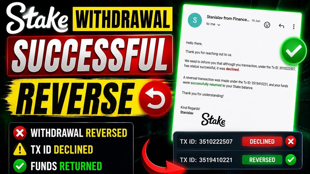 Stake Deposit & Withdrawal Issue (2026) | Complete Guide | Deposit & Withdrawal Support