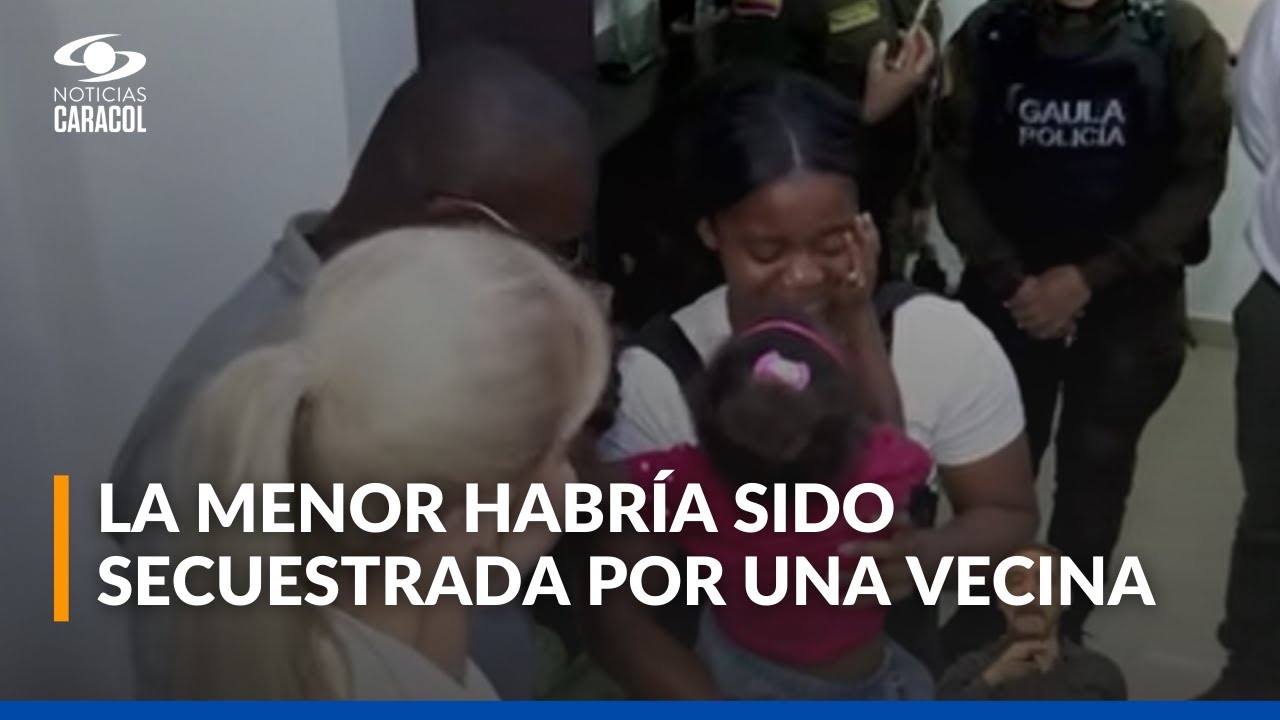 Rescatan a niña de 2 años secuestrada en Florida, Valle del Cauca: ¿cómo está la menor?