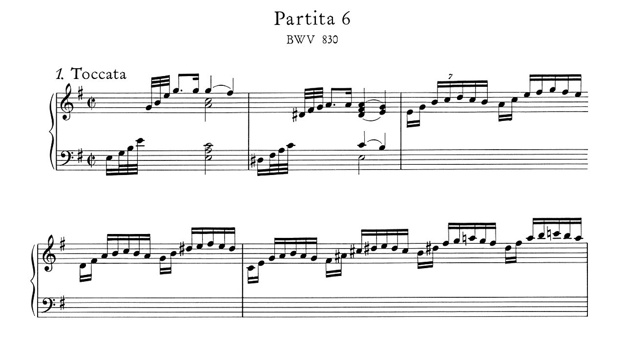 JS Bach: Partita No. 6 in E minor BWV 830 - James Weaver, 1978 - Smithsonian Collection &ndash; N3008