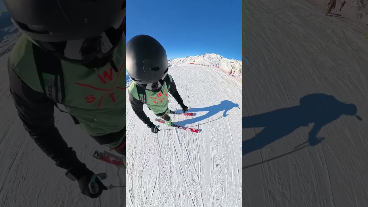UN GESTE qui SAUVE ⛷️‼️#ski #skiing #glisse #snow #skieurs