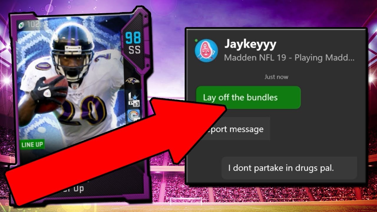 Madden 19 Ultimate Team :: My Opponent Accuses Me of Taking Drugs! 98 Ed Reed Debut :: Madden 19 MUT