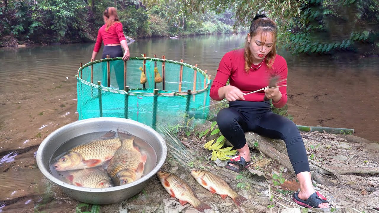 FULL VIDEO: Fishing With Many Traditional Techniques | A Big Harvest Brought to Market