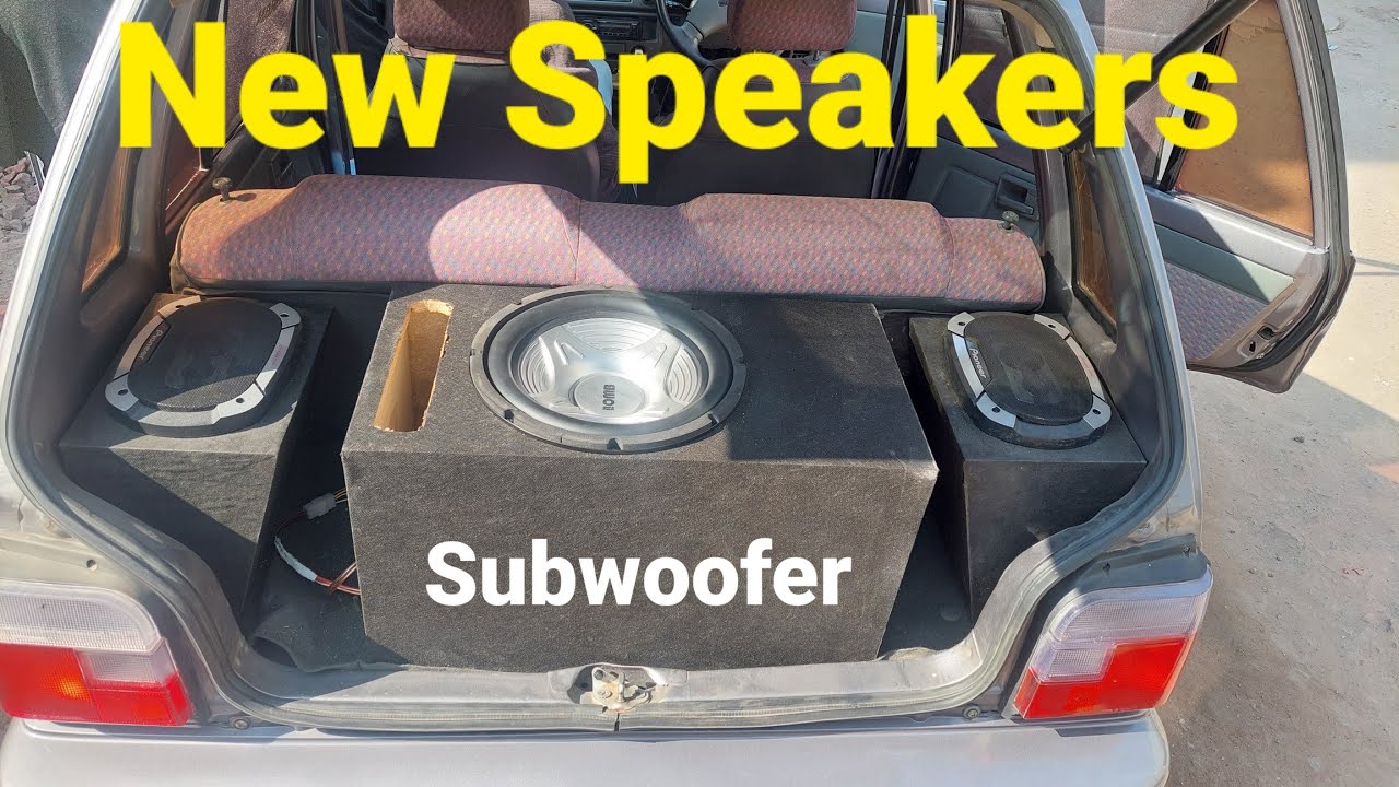 New speakers and Subwoofer Installed In mehran 🔥