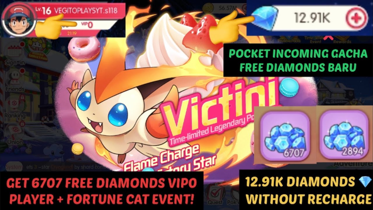 MONSTER ISLAND Dmnds POCKET INCOMING FREE DIAMONDS/ BARU VICTINI BIDWAR Spent 2k DMNDS PET WAR CODES
