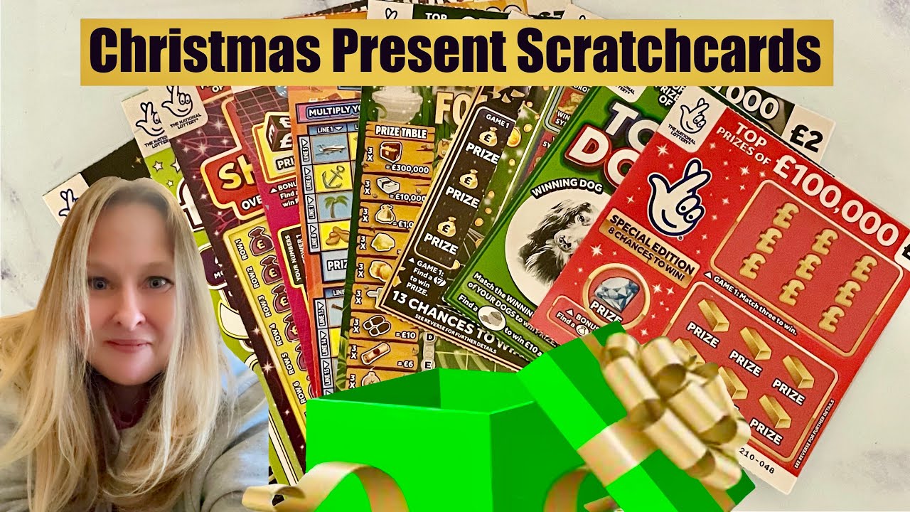 NICE WINS with Christmas present Scratch Cards 🤑 #scratching #lottery #scratchcards