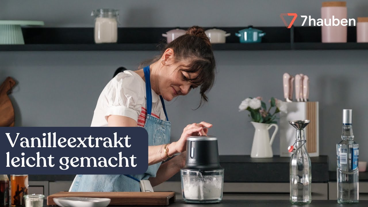 Vanilleextrakt & Vanillesalz | Backen im Alltag mit Cynthia Barcomi | 7hauben