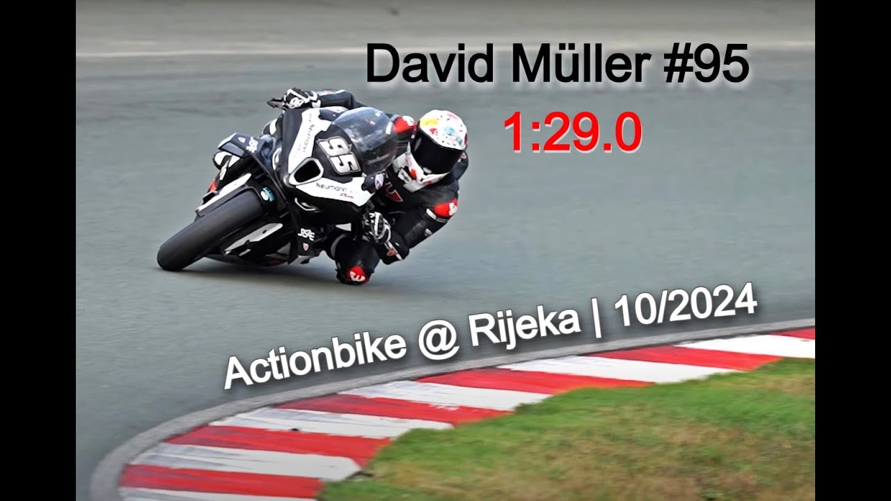 David Müller #95 | Actionbike @Rijeka SBK1 Race 2 | 1:29.0 | BMW S1000RR 2022