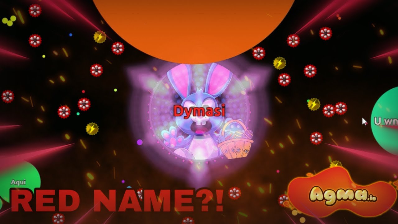 Agma.io easter 🐇destruction! 🔥 | (insane spam & revs +  RED NAME?!?!)