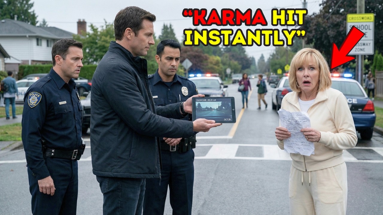 SHE YELLED AT ME FOR “SPEEDING” IN A SCHOOL ZONE — I WAS PARKED, AND MY DASHCAM PROVED IT!
