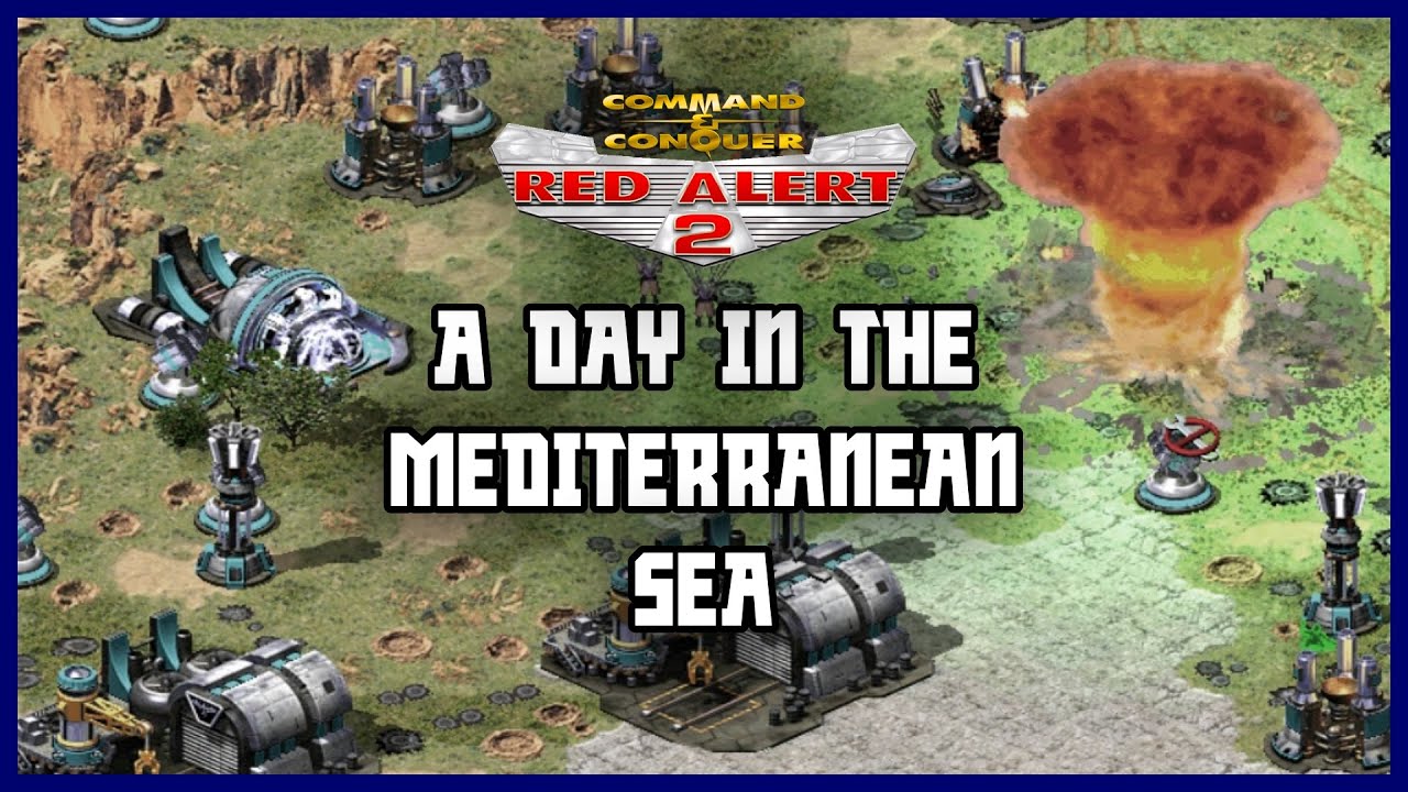 Red Alert 2 | A Day In The Mediterranean Sea | (7 vs 1 + Superweapons)