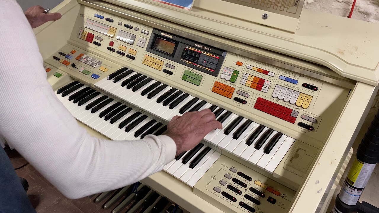 Technics SX-G7 Vintage Organ Demo