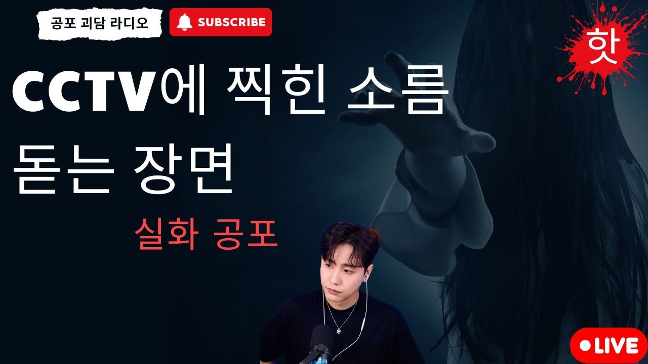 재미있는 공포 이야기 : CCTV에 찍힌 소름 돋는 장면 - 공포 괴담 라디오