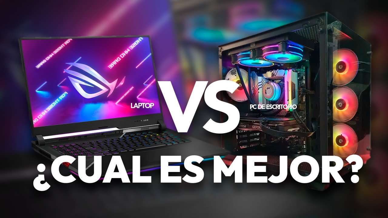 💻 LAPTOP vs PC DE ESCRITORIO 🖥️ ¿Cuál es mejor? 🤔