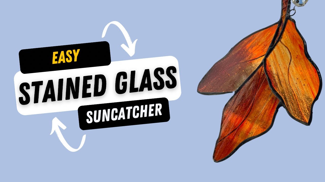 Stained Glass BEGINNER Project - Start to Finish #stainedglass #diy