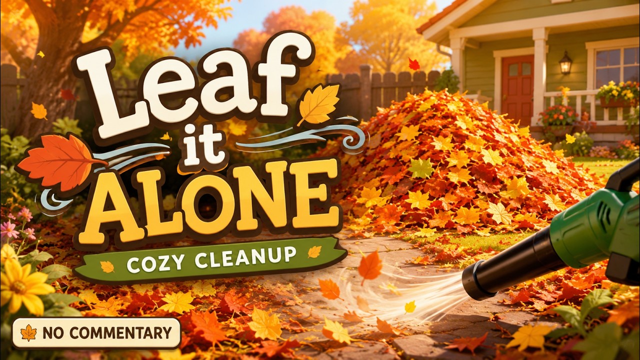 Leaf it Alone &ndash; The Coziest Leaf Cleanup Game | No Commentary