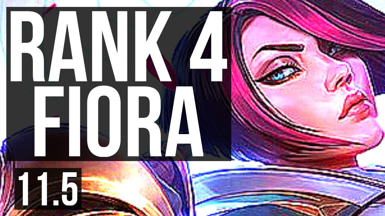 FIORA vs DARIUS (TOP) | Rank 4 Fiora, 68% winrate, 8/1/4, 6 solo kills | BR Challenger | v11.5