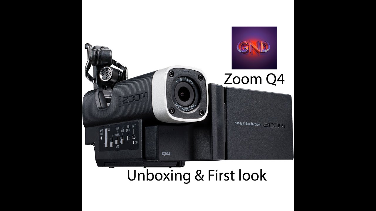 Unboxing and First Look at the Zoom Q4 Video Camera