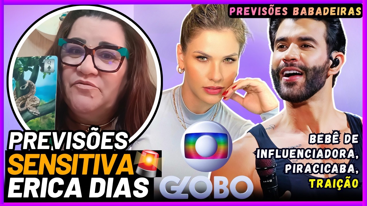💥 BABADO I PREVISÕES IMPACTANTE DE ERICA SENSITIVA