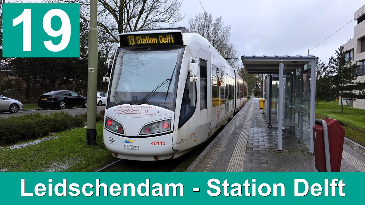 HTM lijn 19: Leidschendam - Delft Station | HTM 4014 | 2026