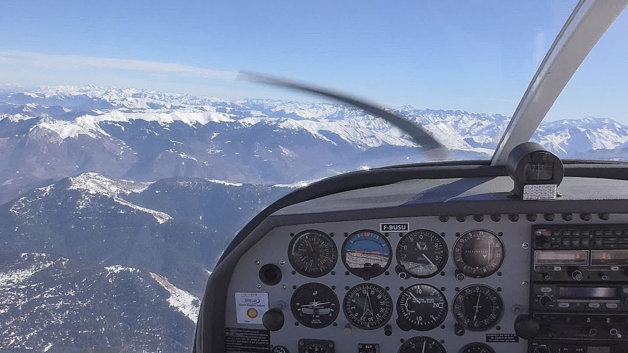 Vol Incroyable sur les Pyrénées ! DR400/GoPro Hero 5/ATC