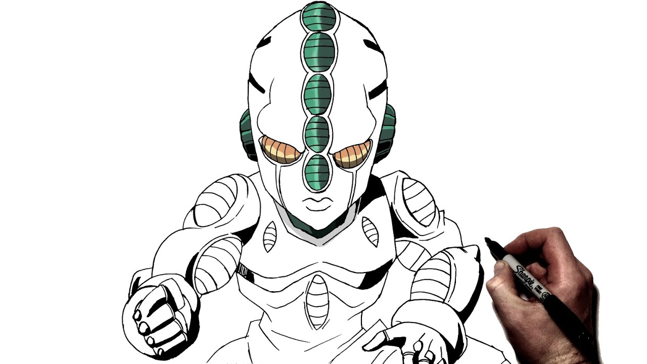 How To Draw Echoes Act 3 | Step By Step | JoJo's Bizarre Adventure