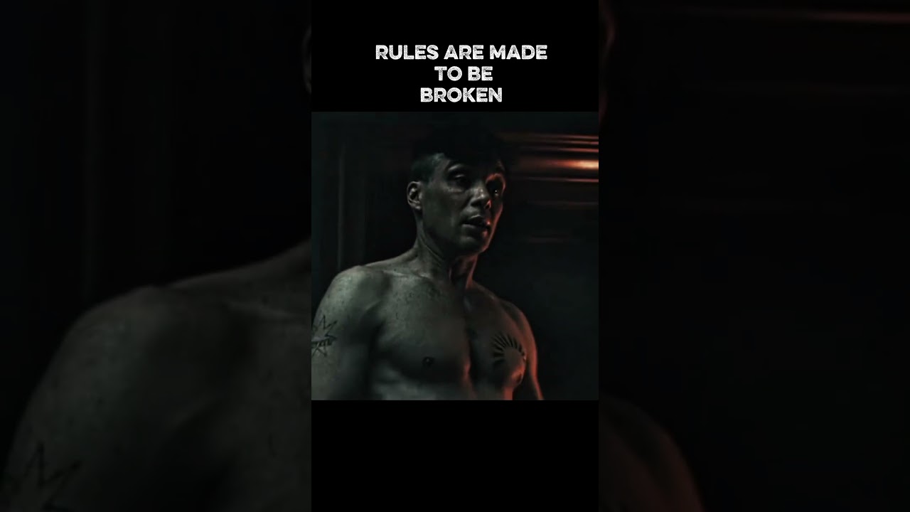 Thomas Shelby makes the rules 🔥 and break the rules😱 