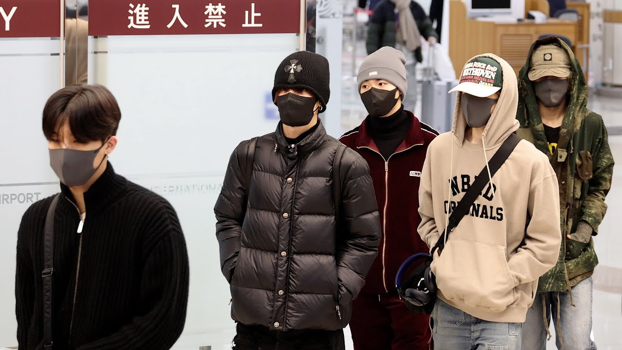 TREASURE(트레저) 입국 ‘정환 지훈 정우 도영 재혁’ | 김포공항 • 240115
