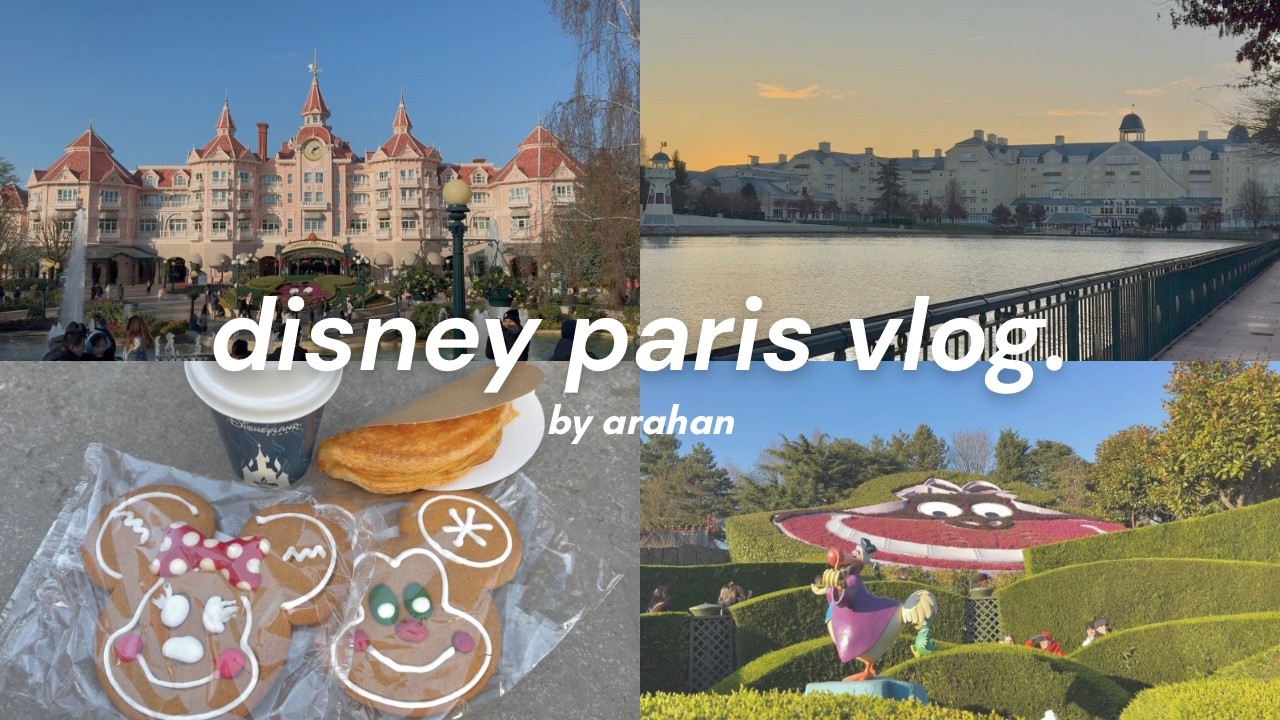 winter travel vlog 🇫🇷🍦{disneyland paris, atlanta}