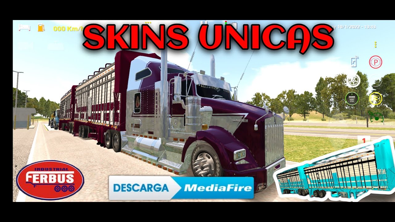 MODS JAULAS FERBUS +SKINS/MOD T-800 +SKINS/DROID GAMING/BENI'S SKINS WORLD TRUCK DRIVING SIMULADOR 💯