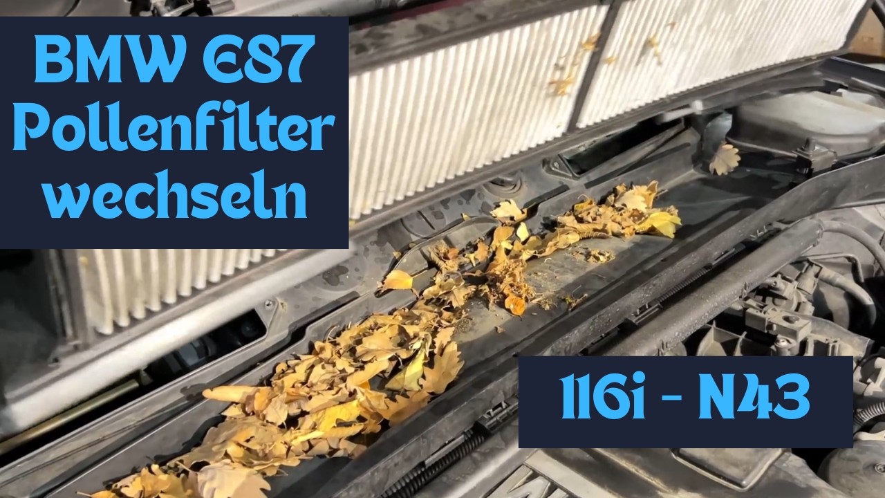 BMW Service Kosten sparen: Pollenfilter Wechsel beim 1er BMW &ndash; So einfach geht's!
