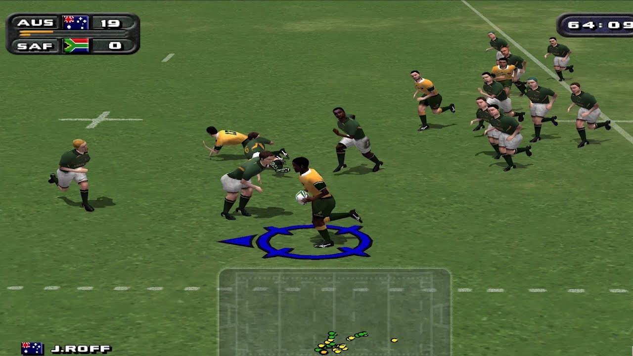 Rugby 2004 - PS2 Gameplay (4K60fps)
