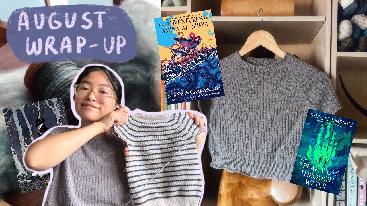 COZY CARDIGANS: Aug ‘23 Knitting Video Podcast - Last Summer FO, Toddler Knits, Some Spinning!