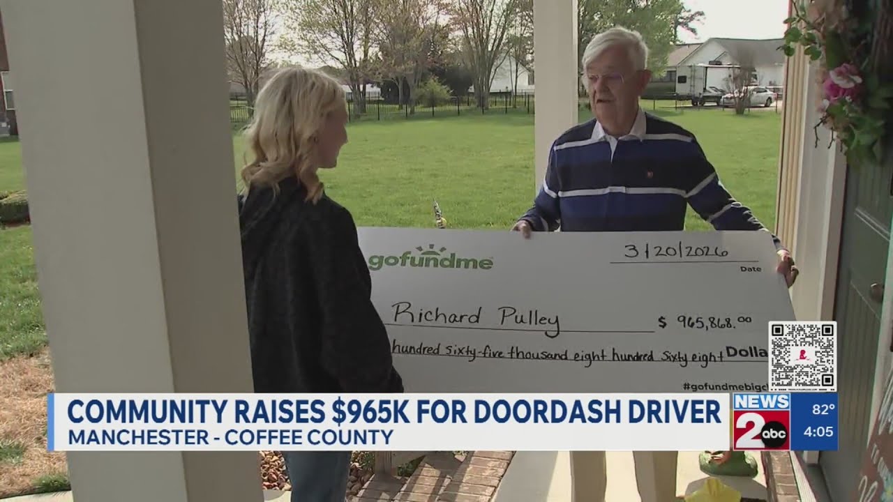 Community raises $965K for Tennessee DoorDash driver