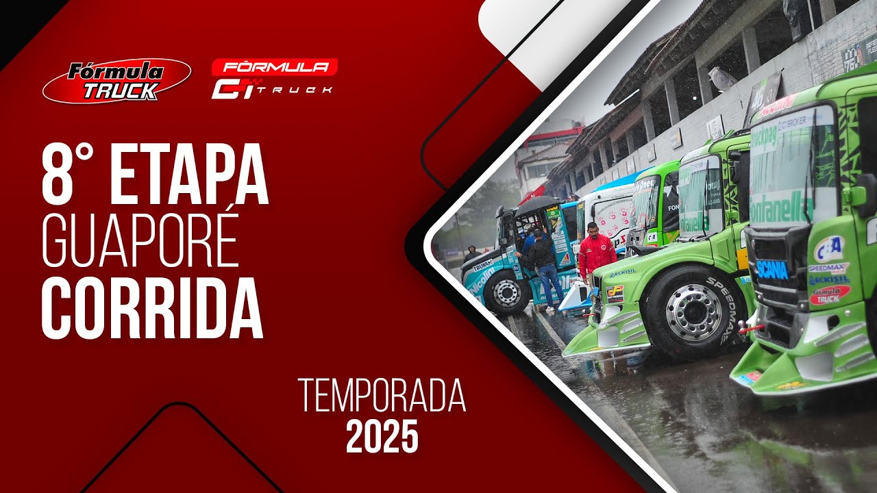 FÓRMULA TRUCK 8ª Etapa | GUAPORÉ - RS - CORRIDA  - 2025