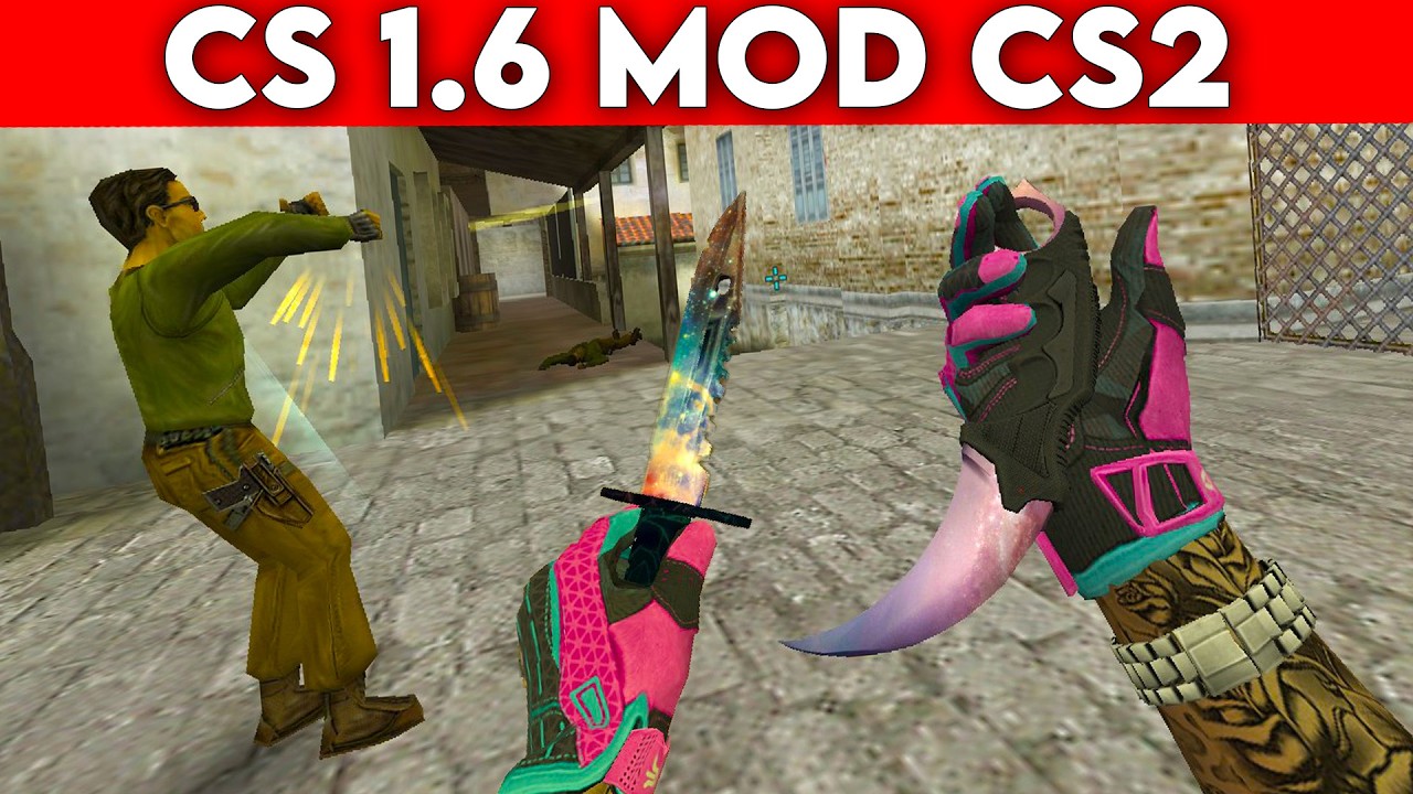 JOC CS 1.6 cu SKIN-URI de CS2 ca pe VREMURI | CS 1.6 mod CS2
