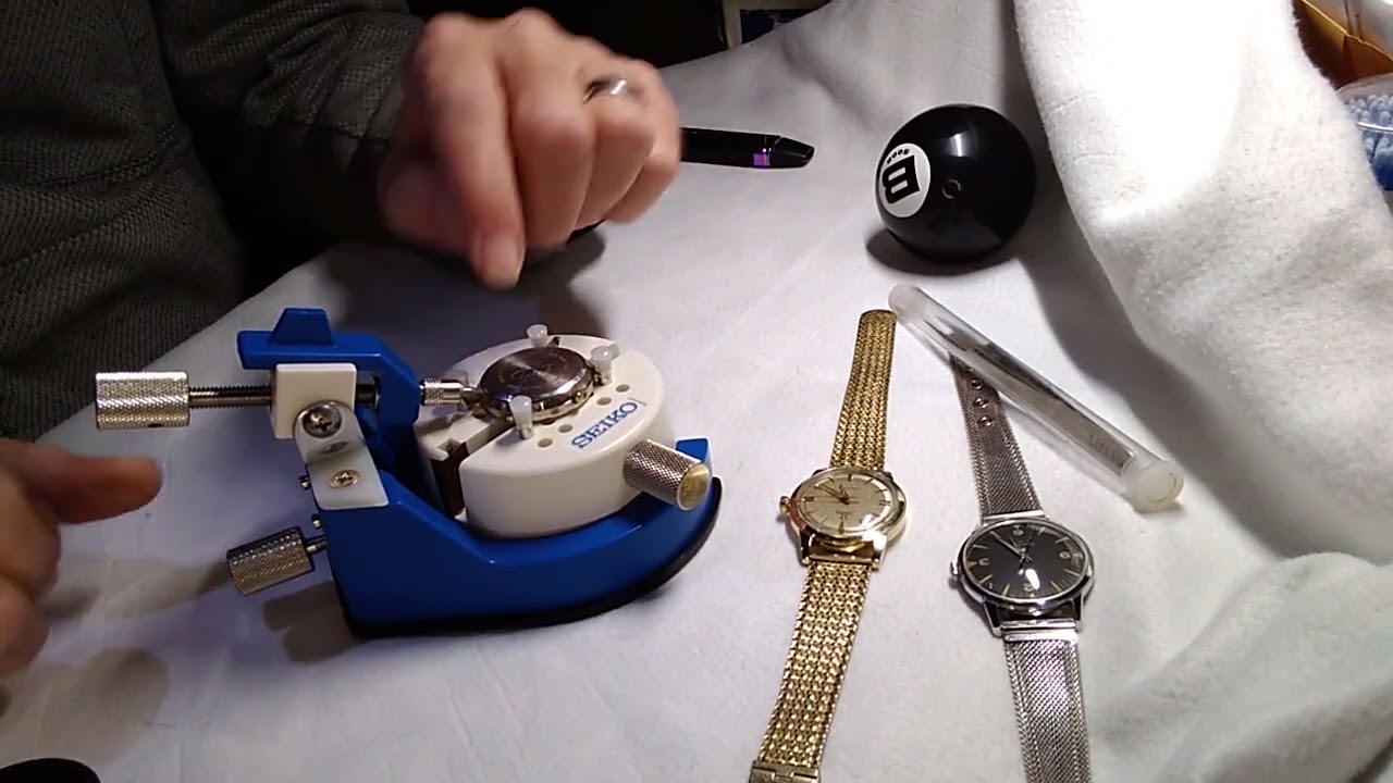 An occasionally less painful way to open snap back watches: The Seiko Easy Snap Watch Case Opener.