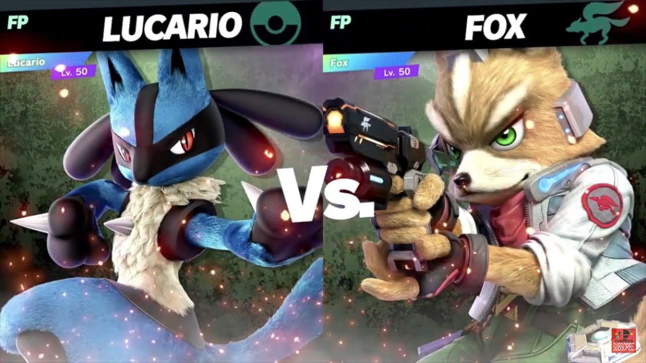 Super Smash Bros Ultimate Amiibo Fights  – Lucario vs the World #7 Lucario vs Fox