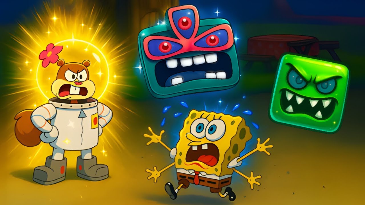 Bob Esponja Episodio en el mundo de Red Ball 4 Animacion Contra los Cubos Malos