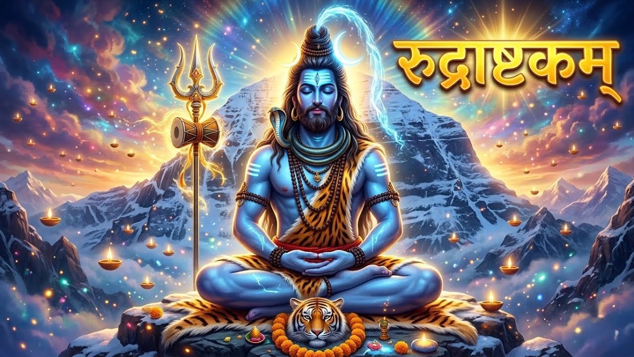 Shri Rudrashtakam Stotram | Namami Shamishanam | Powerful Shiva Stotra