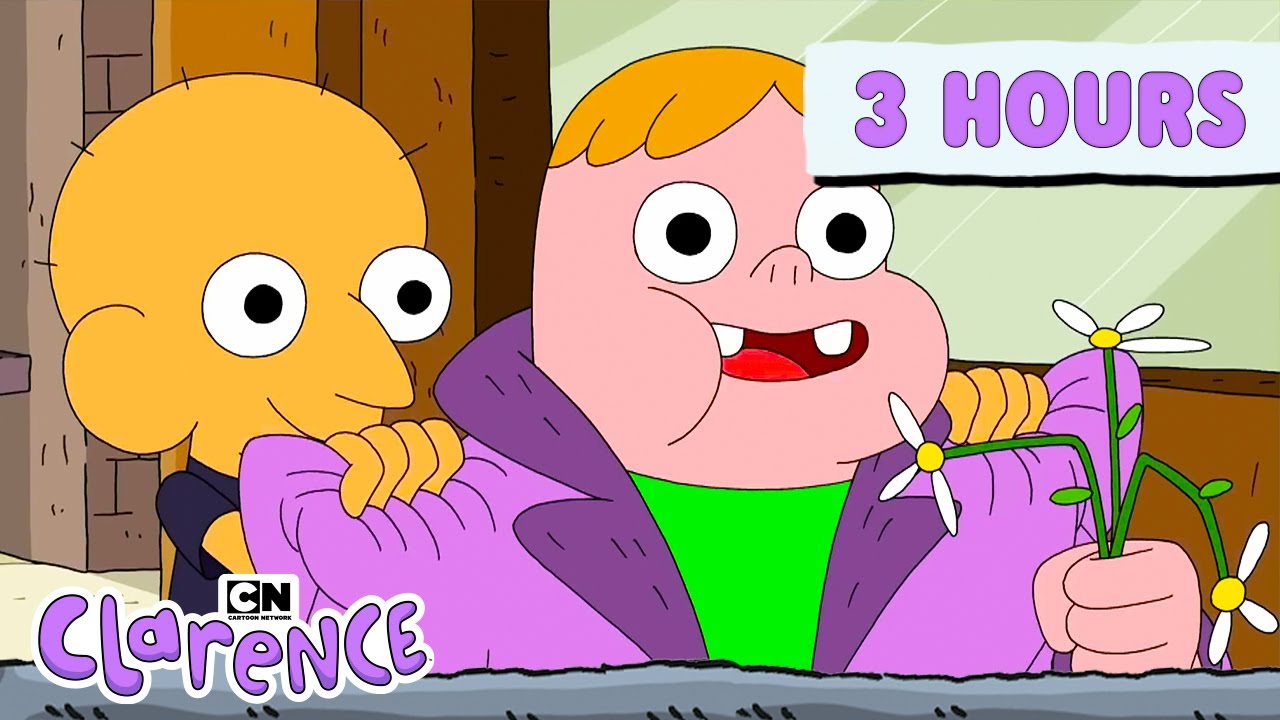 Hilarious Cartoon Compilation | 3 Hours of Clarence | Cartoon Network