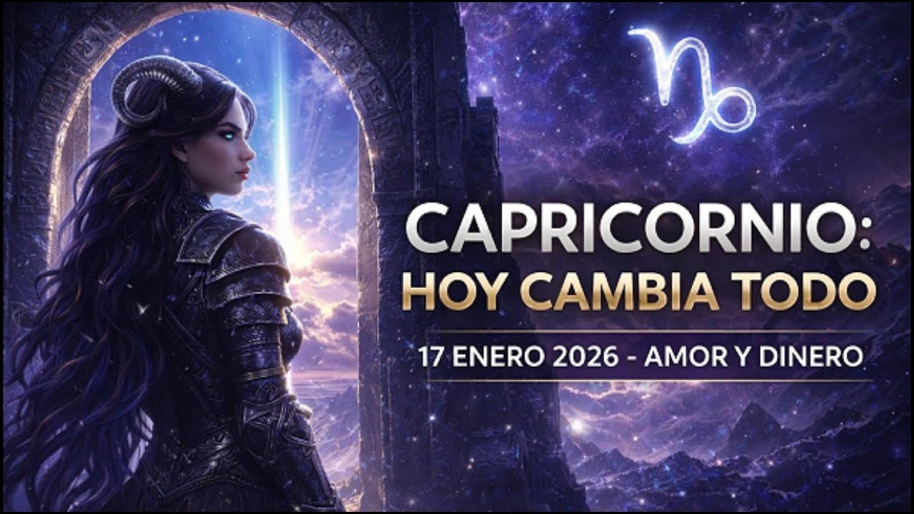 CAPRICORNIO ♑ HOY, 17 ENERO 2026 TE LLEGA UN AMOR REAL + PAGO IMPORTANTE Y FIN DE LA ENVIDIA