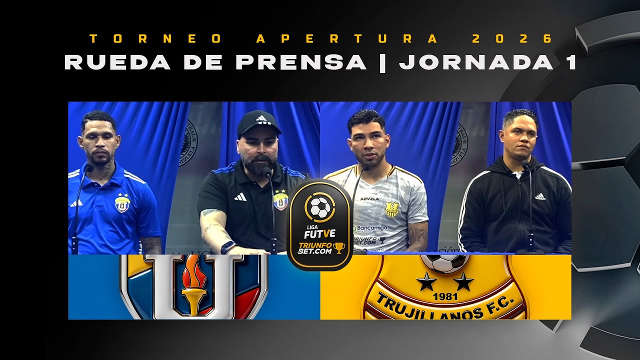 Rueda de prensa pospartido | UCV - Trujillanos | Liga FUTVE Triunfobet