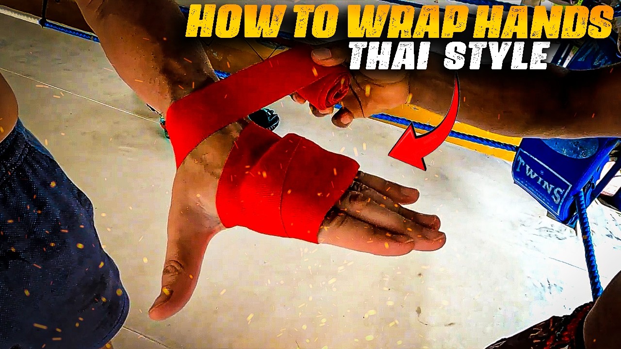 How to Wrap Hands for Muay Thai (Thai Style!)