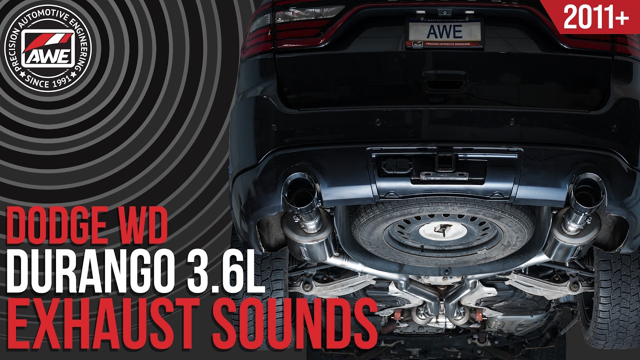 2011+ Dodge Durango 3.6L Exhausts: AWE Touring & Track Edition Catbacks
