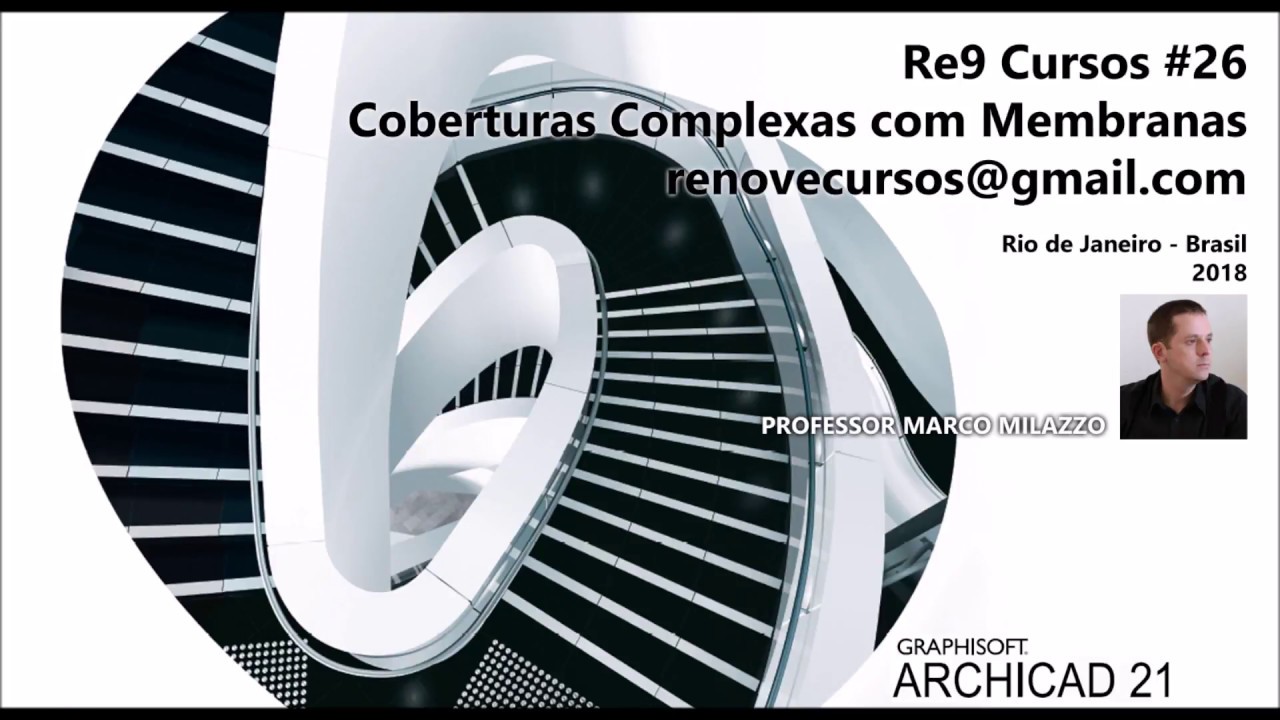 Graphisoft Archicad - Coberturas Orgânicas com Membranas - Re9 Cursos #26