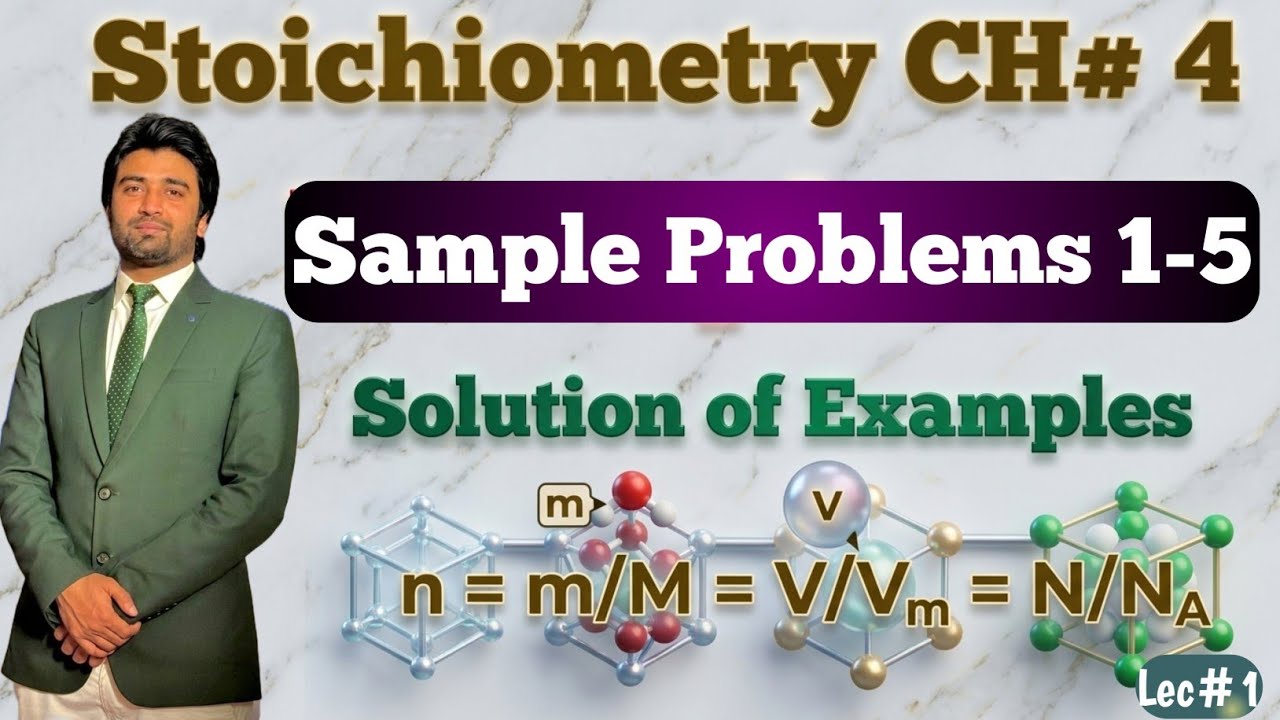 Chemistry Chapter 4 Numericals Class 11|Chemistry 11 Chapter 4 Numerical | Sample Problems Chapter 4