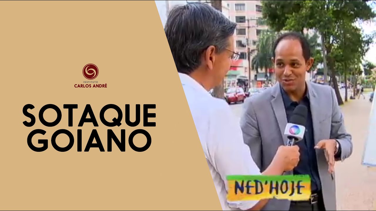 Professor Carlos André fala sobre o sotaque dos goianos