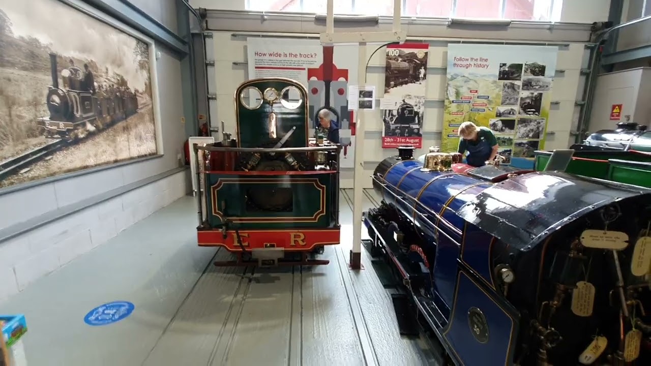 Stephen and Jan out about P3 at Ravenglass Railway museum + bits