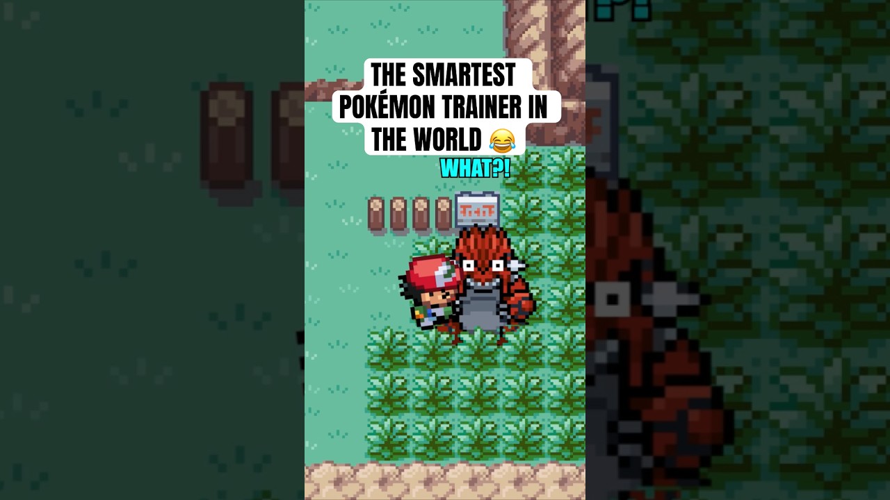The smartest Pok&eacute;mon trainer in the world 😂 #pokemon #shorts