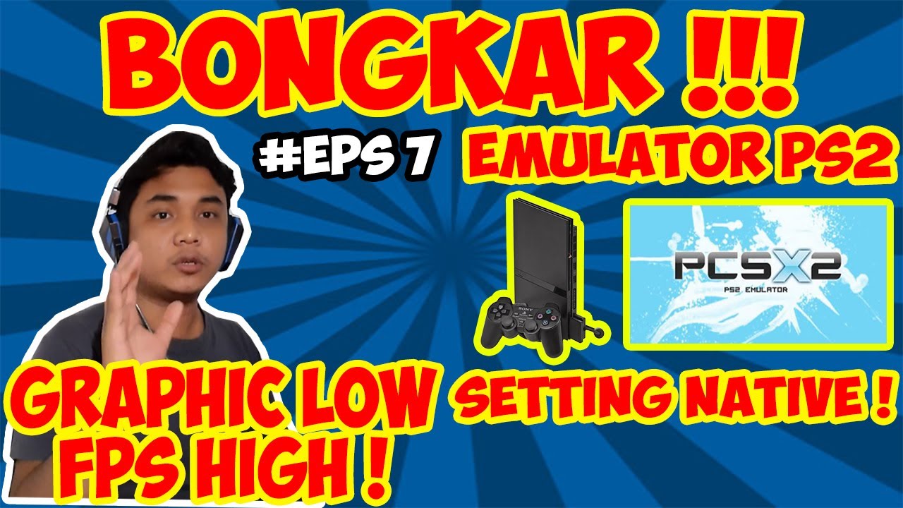 CARA SETTING PCSX2 1.6.0 SPEK PC KENTANG!